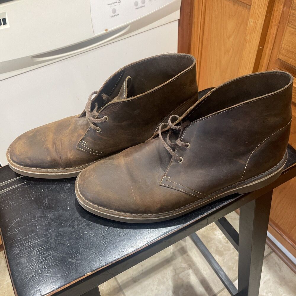 Clarks Desert Boot Leather Men's  Lace Up Chukka Boots US 11
